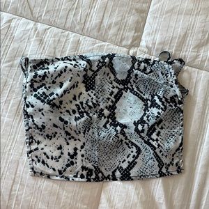 princess poly snake skin top